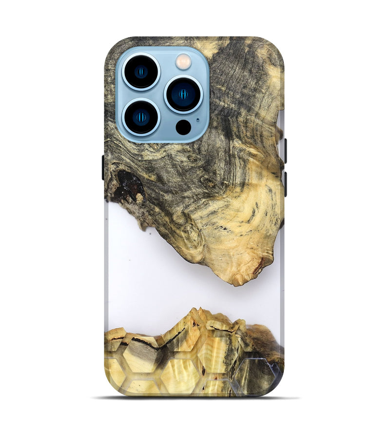 iPhone 14 Pro Wood Live Edge Phone Case - Avani (Clear, 821889)
