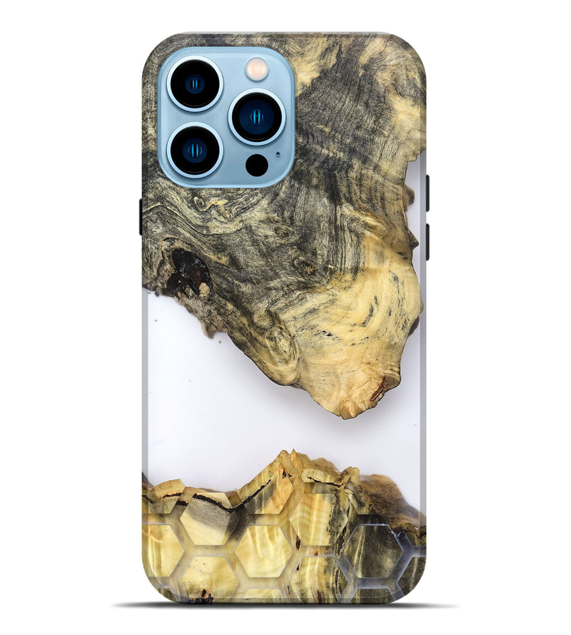 iPhone 14 Pro Max Wood Live Edge Phone Case - Avani (Clear, 821889)
