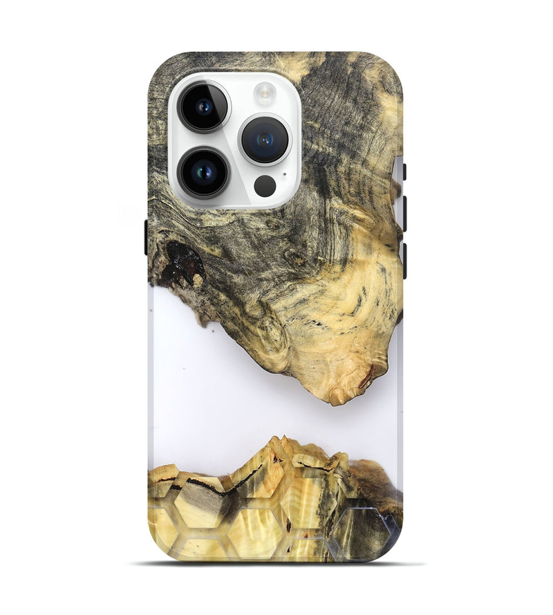 iPhone 15 Pro Wood Live Edge Phone Case - Avani (Clear, 821889)