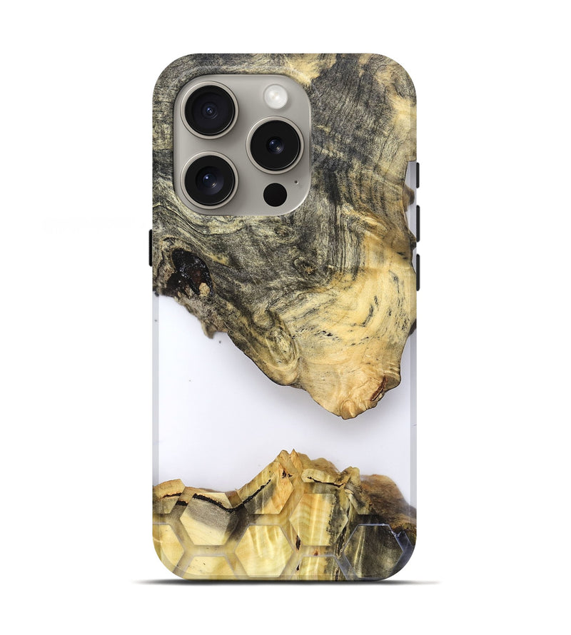 iPhone 16 Pro Wood Live Edge Phone Case - Avani (Clear, 821889)