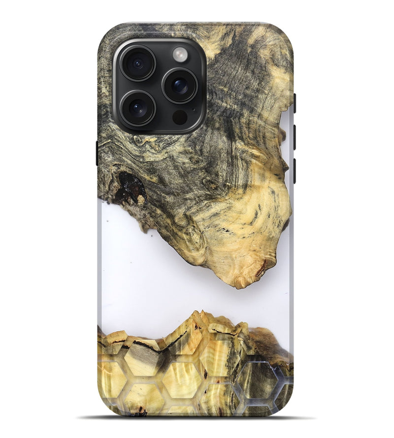 iPhone 16 Pro Max Wood Live Edge Phone Case - Avani (Clear, 821889)