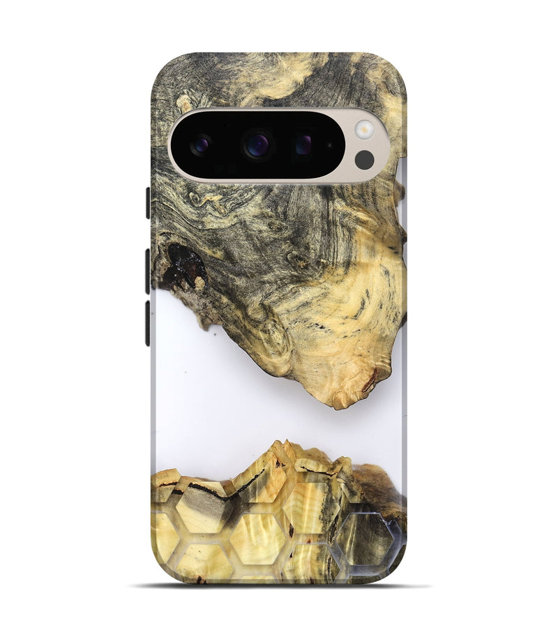 Pixel 10 Pro Wood Live Edge Phone Case - Avani (Clear, 821889)