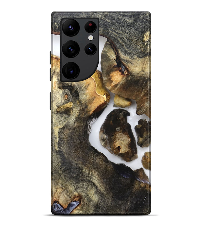 Galaxy S22 Ultra Wood Live Edge Phone Case - Laureen (Clear, 821890)