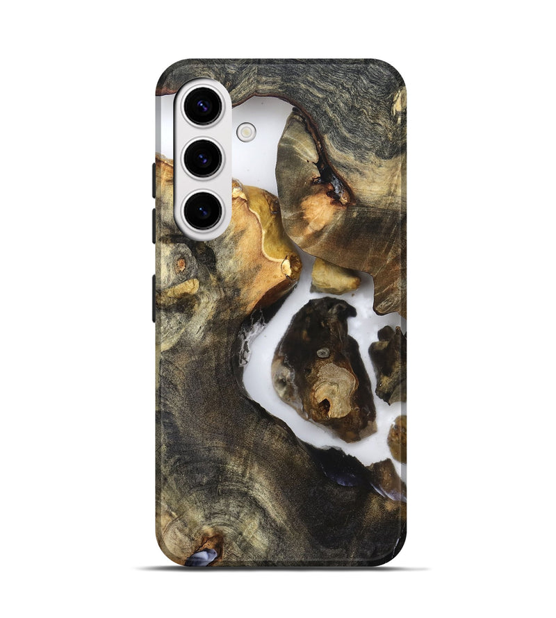 Galaxy S25 Wood Live Edge Phone Case - Laureen (Clear, 821890)