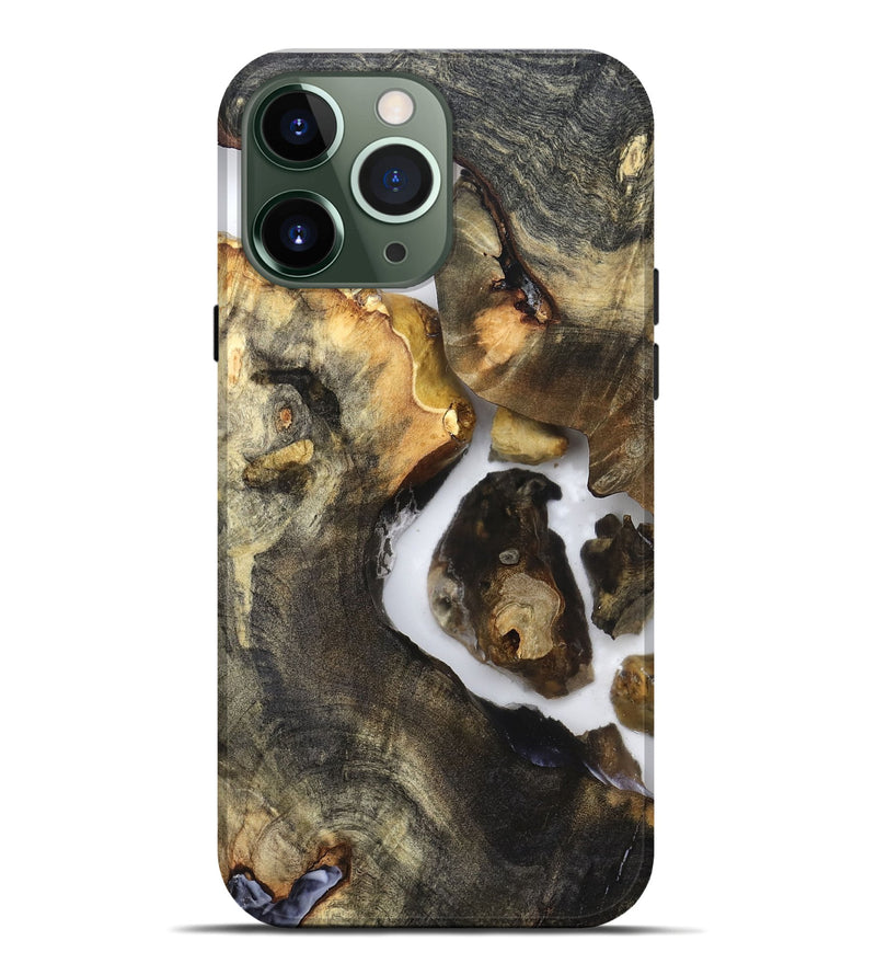 iPhone 13 Pro Max Wood Live Edge Phone Case - Laureen (Clear, 821890)