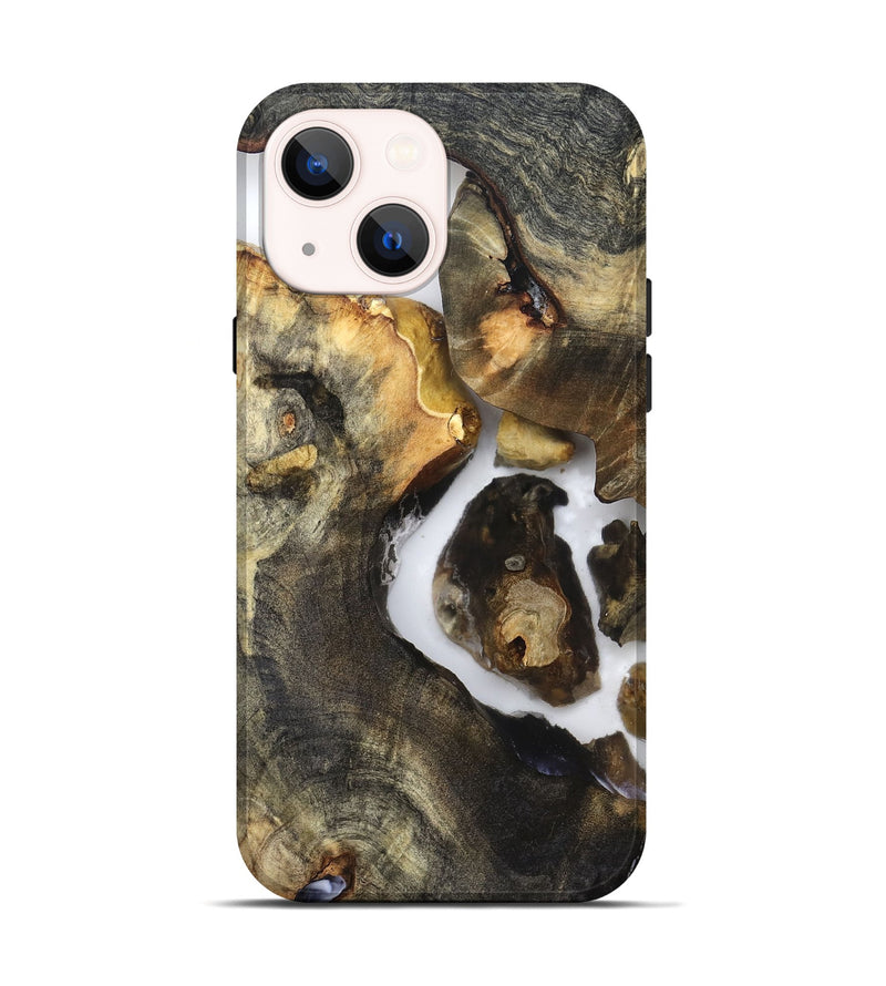 iPhone 14 Wood Live Edge Phone Case - Laureen (Clear, 821890)