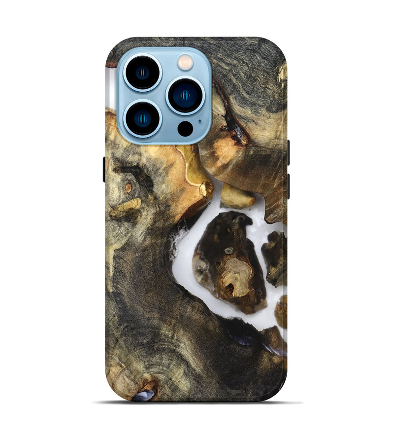 iPhone 14 Pro Wood Live Edge Phone Case - Laureen (Clear, 821890)