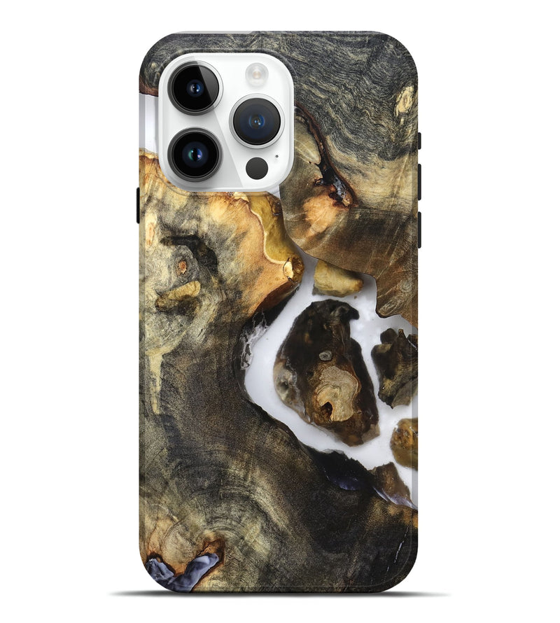iPhone 15 Pro Max Wood Live Edge Phone Case - Laureen (Clear, 821890)