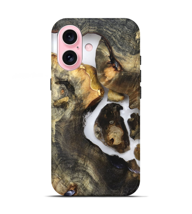 iPhone 17 Wood Live Edge Phone Case - Laureen (Clear, 821890)