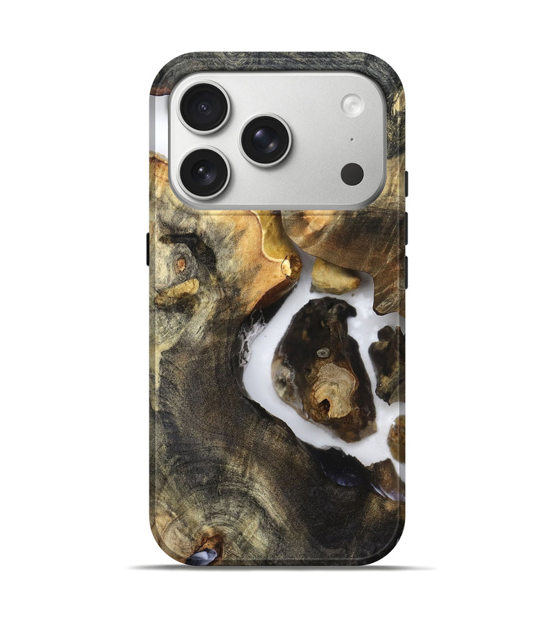iPhone 17 Pro Wood Live Edge Phone Case - Laureen (Clear, 821890)