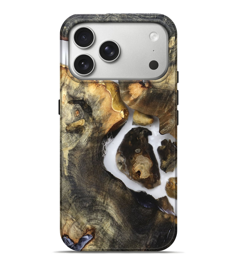 iPhone 17 Pro Max Wood Live Edge Phone Case - Laureen (Clear, 821890)