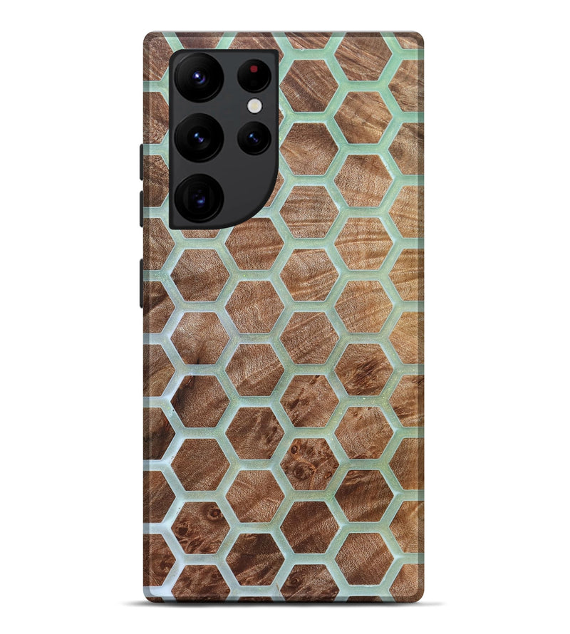 Galaxy S22 Ultra Wood Live Edge Phone Case - Alesha (Pattern, 821891)