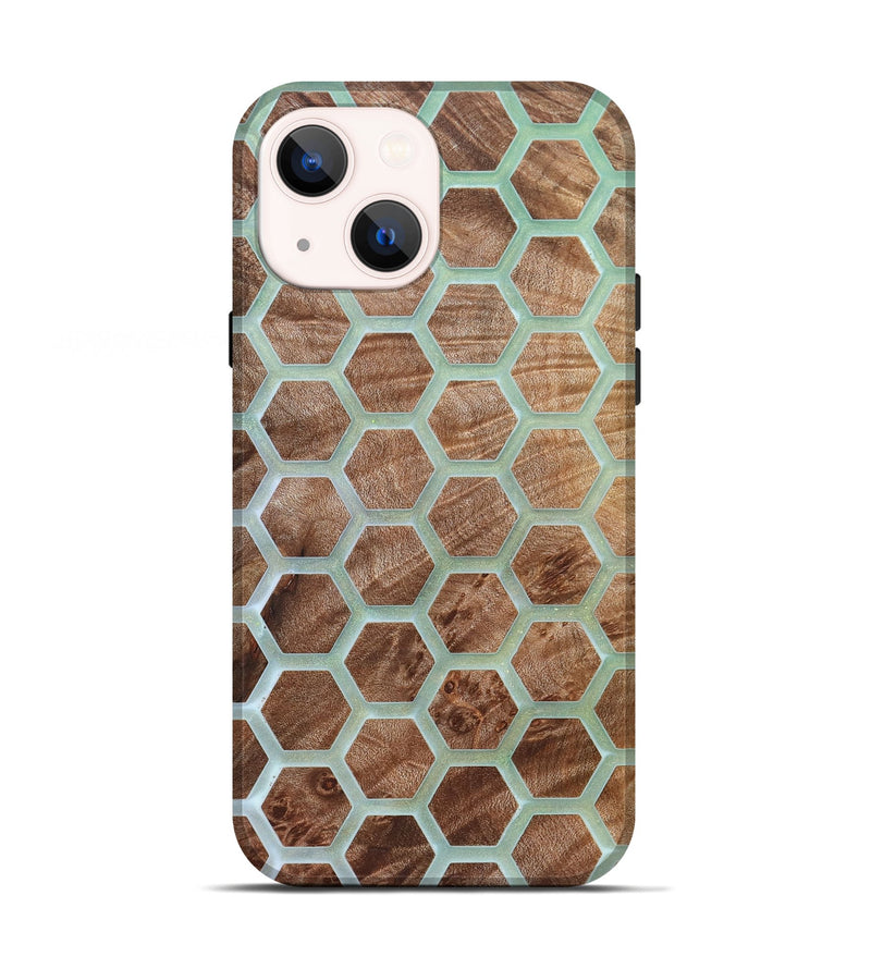 iPhone 13 Wood Live Edge Phone Case - Alesha (Pattern, 821891)