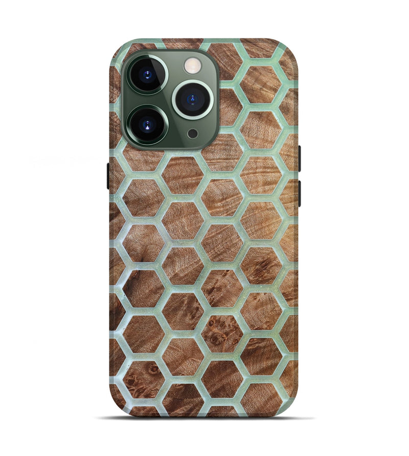 iPhone 13 Pro Wood Live Edge Phone Case - Alesha (Pattern, 821891)