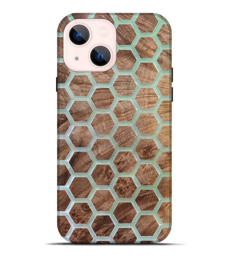 iPhone 14 Plus Wood Live Edge Phone Case - Alesha (Pattern, 821891)
