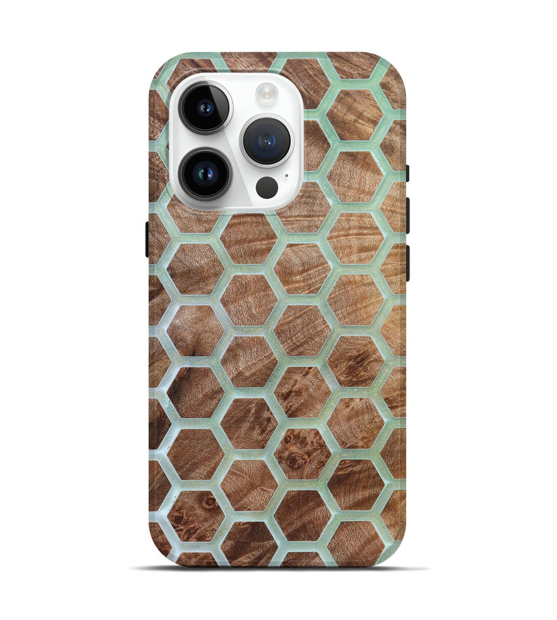 iPhone 15 Pro Wood Live Edge Phone Case - Alesha (Pattern, 821891)