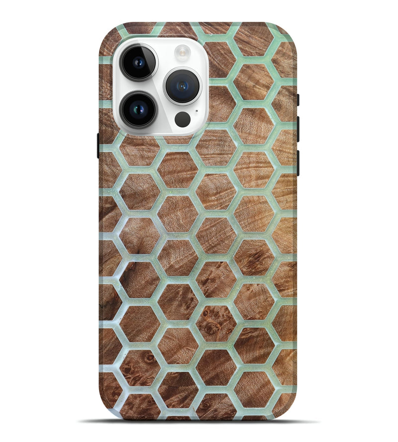 iPhone 15 Pro Max Wood Live Edge Phone Case - Alesha (Pattern, 821891)