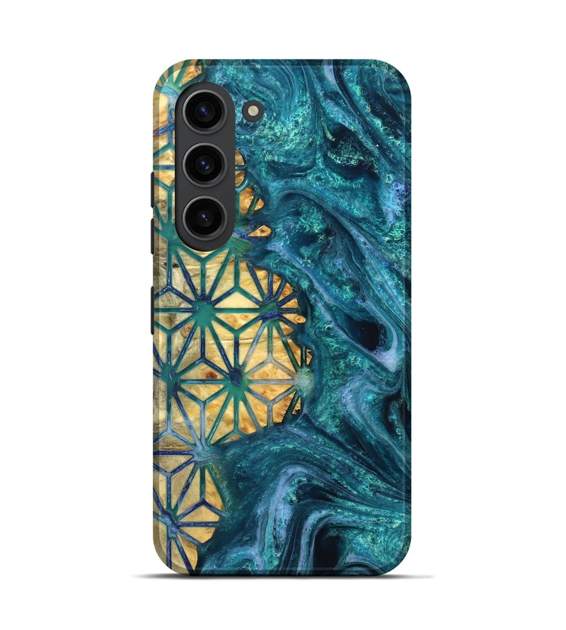 Galaxy S23 Wood Live Edge Phone Case - Tera (Pattern, 821892)