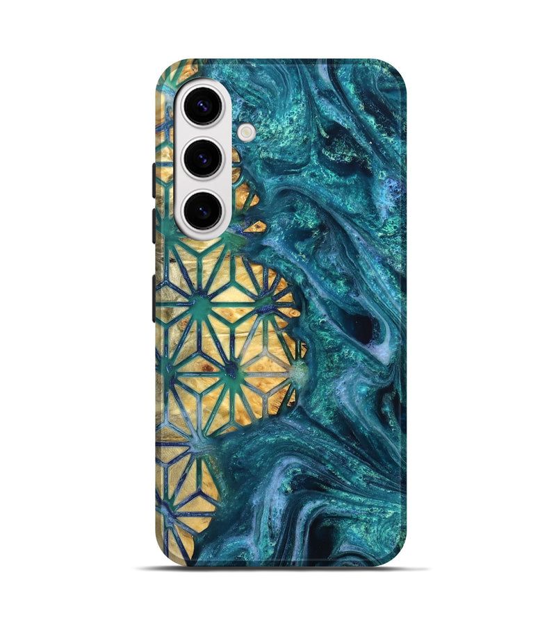 Galaxy S25 Wood Live Edge Phone Case - Tera (Pattern, 821892)