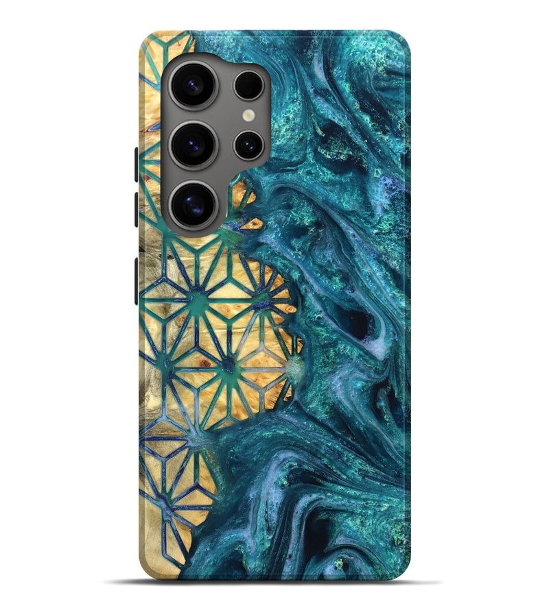 Galaxy S25 Ultra Wood Live Edge Phone Case - Tera (Pattern, 821892)
