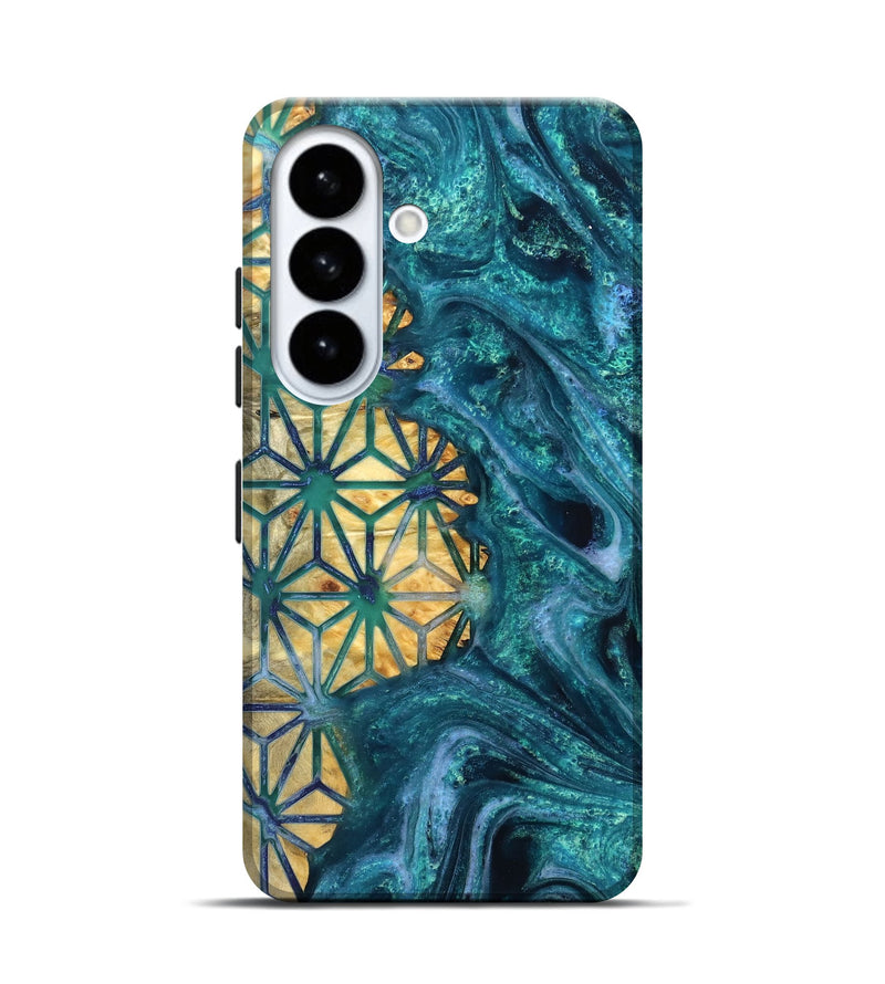 Galaxy S26 Wood Live Edge Phone Case - Tera (Pattern, 821892)