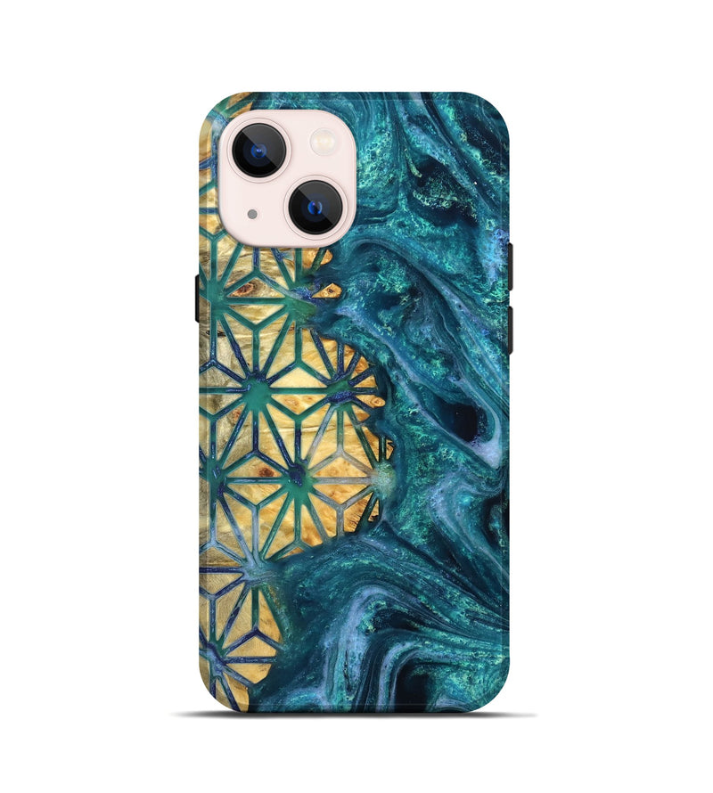 iPhone 13 mini Wood Live Edge Phone Case - Tera (Pattern, 821892)