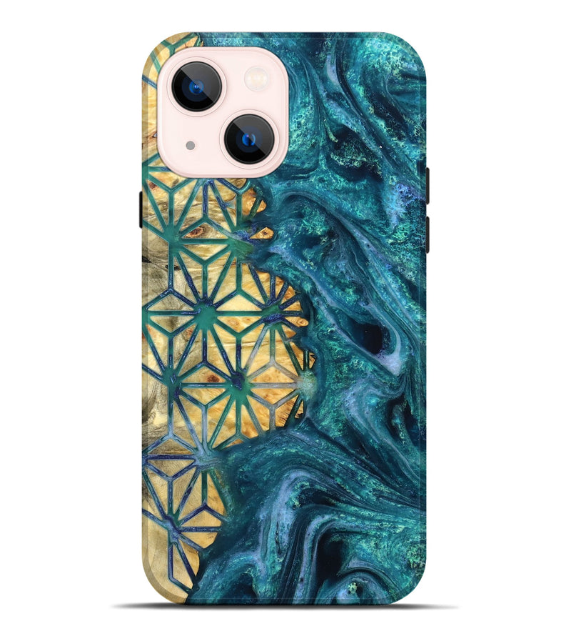 iPhone 14 Plus Wood Live Edge Phone Case - Tera (Pattern, 821892)