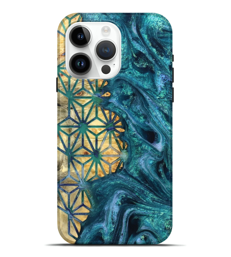 iPhone 15 Pro Max Wood Live Edge Phone Case - Tera (Pattern, 821892)