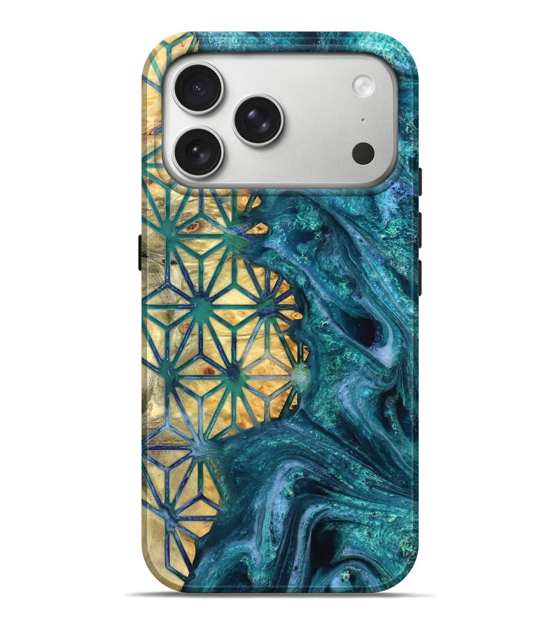 iPhone 17 Pro Max Wood Live Edge Phone Case - Tera (Pattern, 821892)