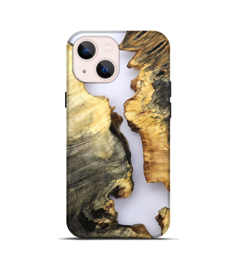 iPhone 13 mini Wood Live Edge Phone Case - Marcelo (Clear, 821893)