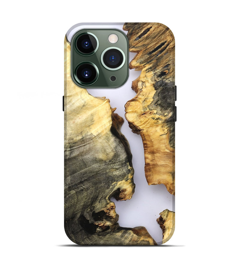 iPhone 13 Pro Wood Live Edge Phone Case - Marcelo (Clear, 821893)