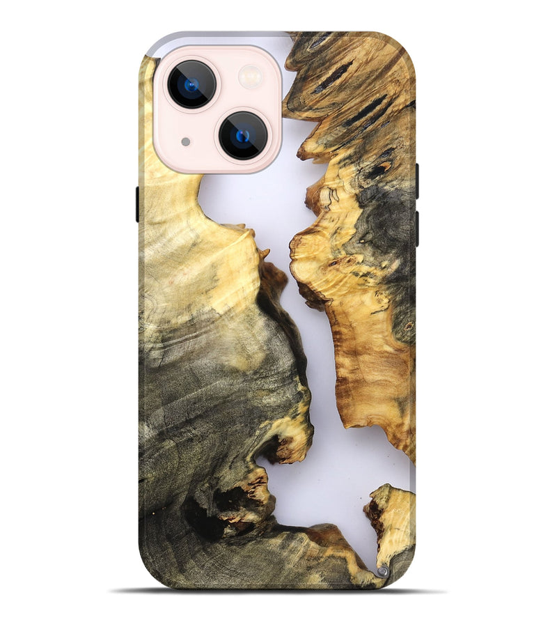 iPhone 14 Plus Wood Live Edge Phone Case - Marcelo (Clear, 821893)