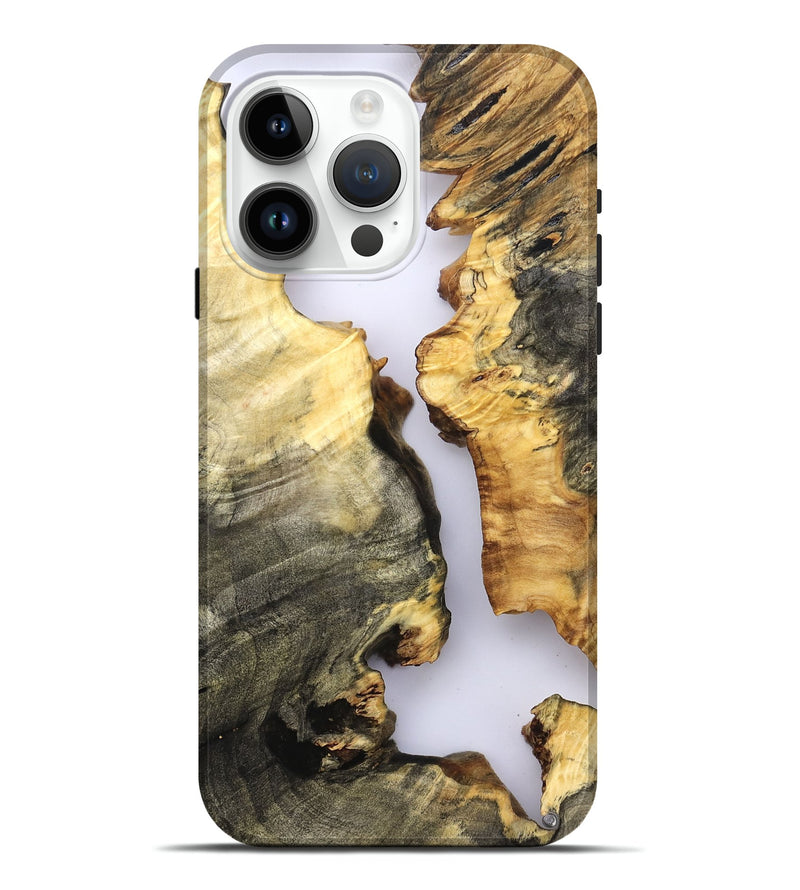iPhone 15 Pro Max Wood Live Edge Phone Case - Marcelo (Clear, 821893)