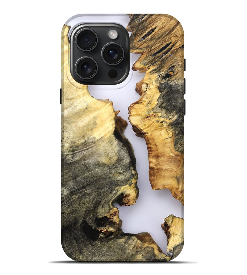 iPhone 16 Pro Max Wood Live Edge Phone Case - Marcelo (Clear, 821893)