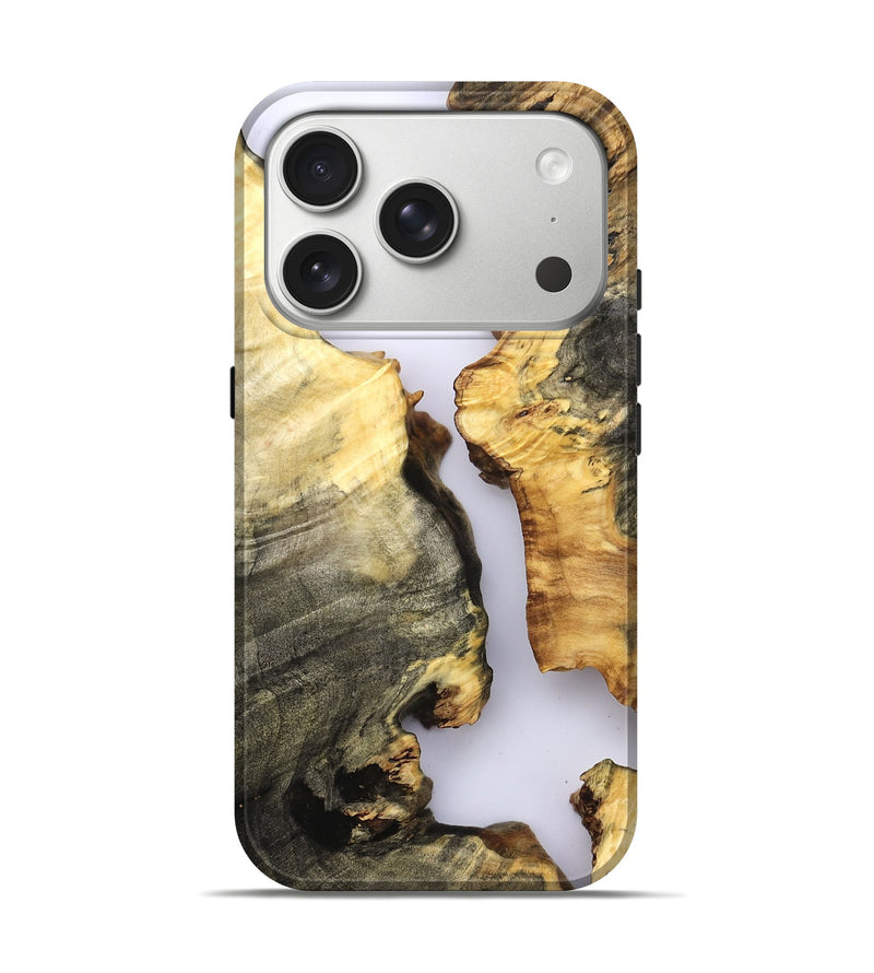 iPhone 17 Pro Wood Live Edge Phone Case - Marcelo (Clear, 821893)