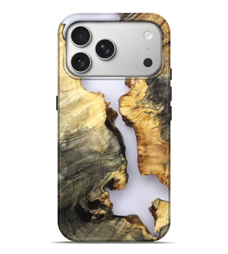 iPhone 17 Pro Max Wood Live Edge Phone Case - Marcelo (Clear, 821893)