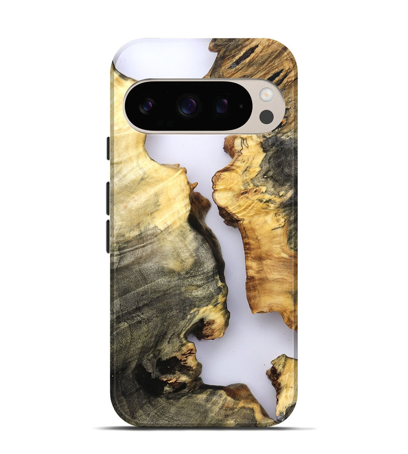 Pixel 10 Pro Wood Live Edge Phone Case - Marcelo (Clear, 821893)