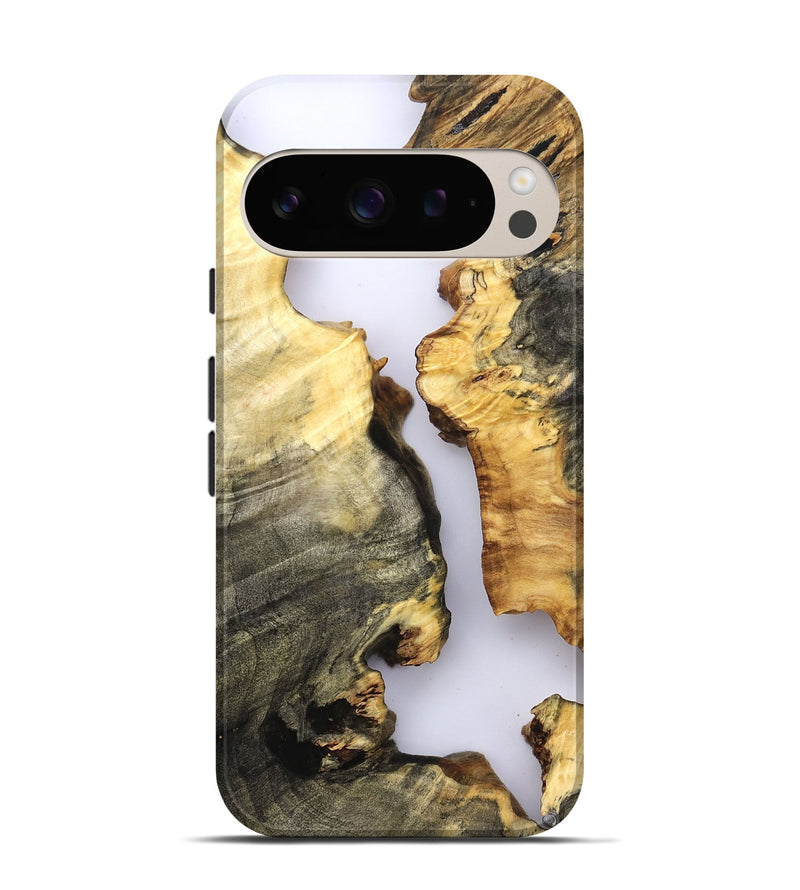 Pixel 9 Wood Live Edge Phone Case - Marcelo (Clear, 821893)
