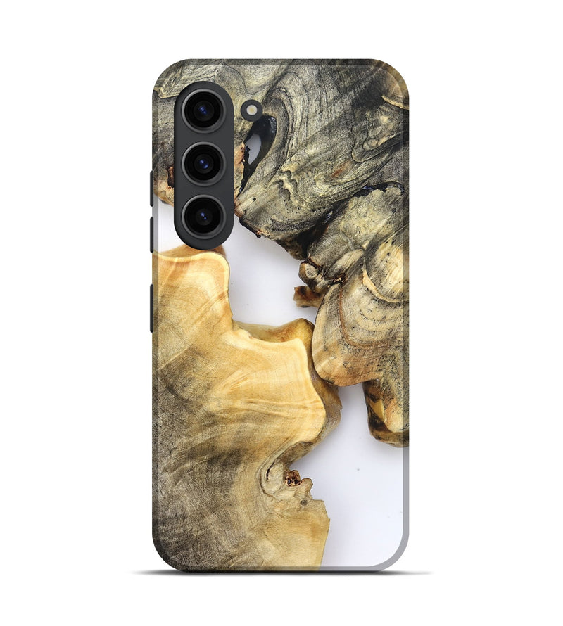 Galaxy S23 Wood Live Edge Phone Case - Aidyn (Clear, 821894)