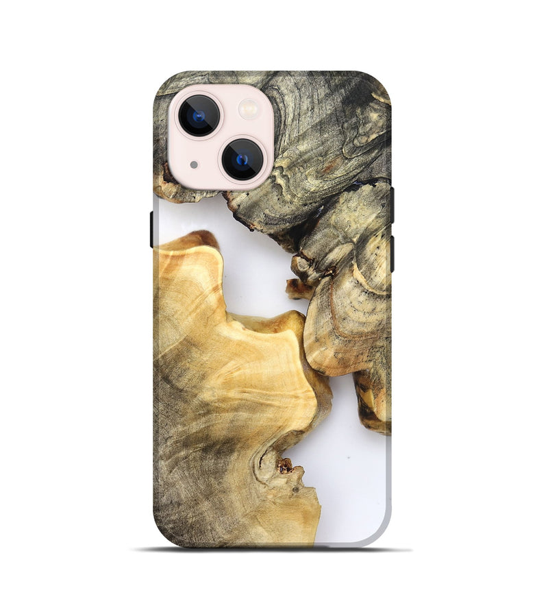 iPhone 13 mini Wood Live Edge Phone Case - Aidyn (Clear, 821894)