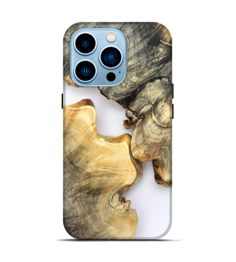 iPhone 14 Pro Wood Live Edge Phone Case - Aidyn (Clear, 821894)