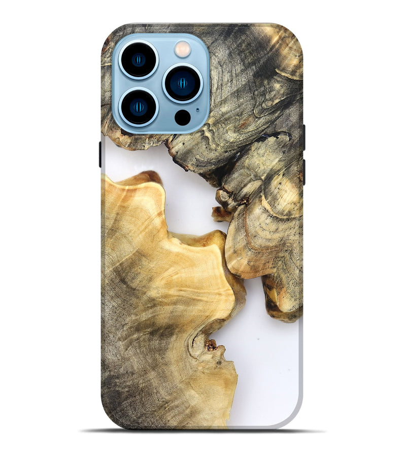 iPhone 14 Pro Max Wood Live Edge Phone Case - Aidyn (Clear, 821894)