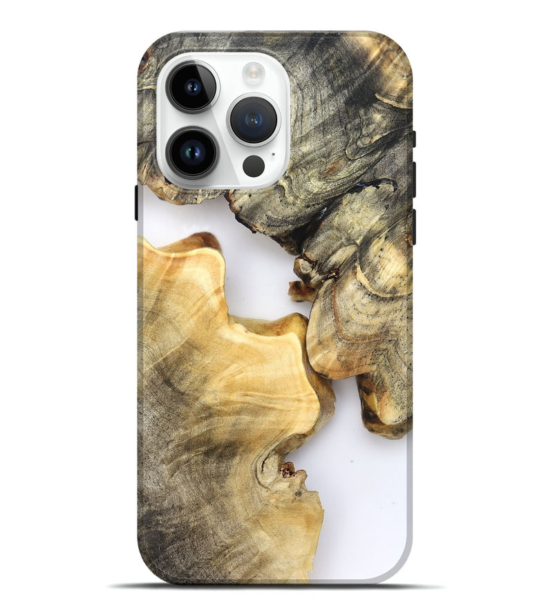 iPhone 15 Pro Max Wood Live Edge Phone Case - Aidyn (Clear, 821894)