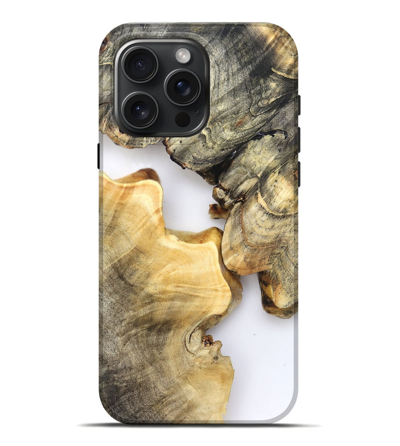 iPhone 16 Pro Max Wood Live Edge Phone Case - Aidyn (Clear, 821894)