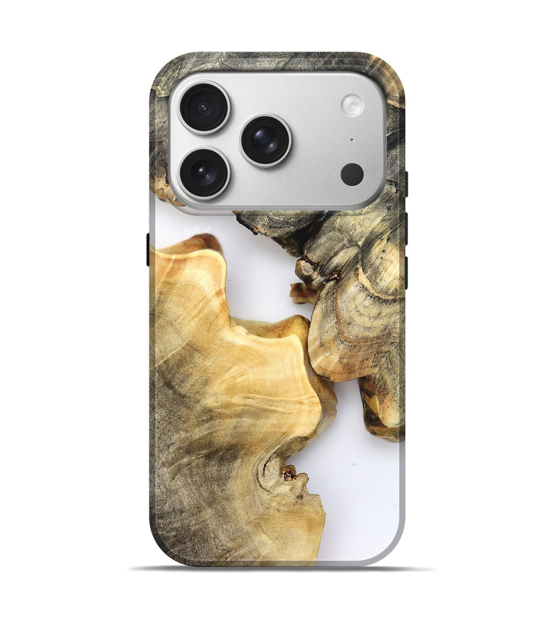 iPhone 17 Pro Wood Live Edge Phone Case - Aidyn (Clear, 821894)