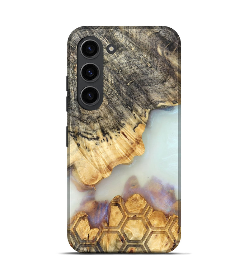 Galaxy S23 Wood Live Edge Phone Case - Janiah (Clear, 821895)