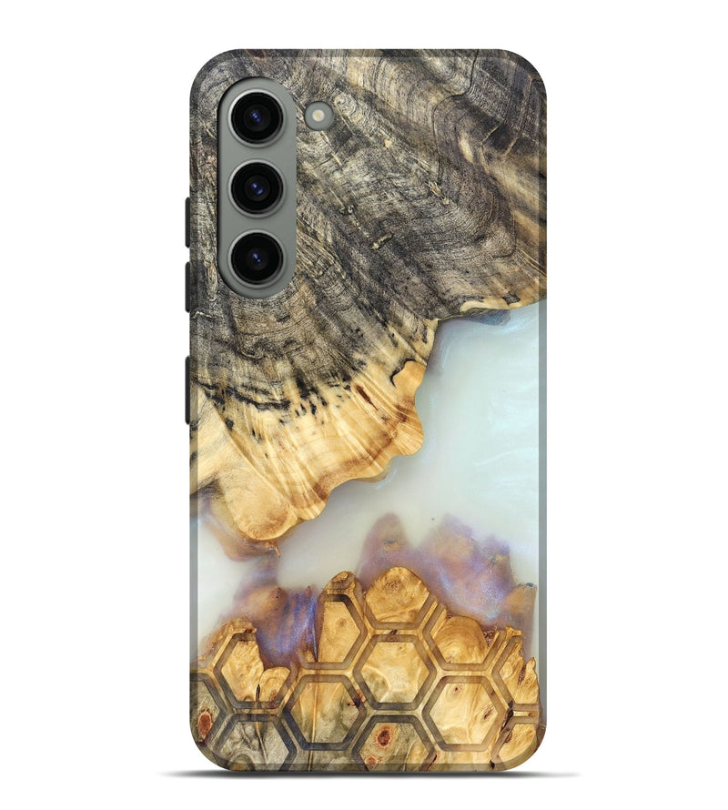 Galaxy S23 Plus Wood Live Edge Phone Case - Janiah (Clear, 821895)