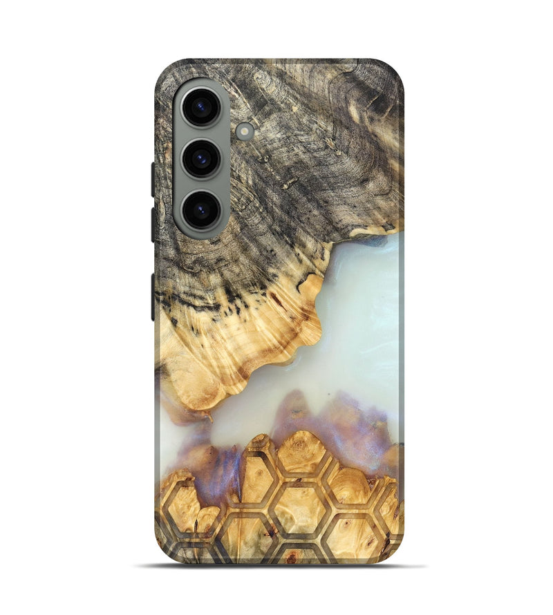 Galaxy S24 Wood Live Edge Phone Case - Janiah (Clear, 821895)
