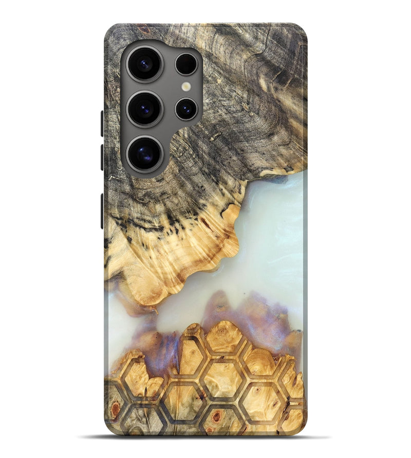 Galaxy S25 Ultra Wood Live Edge Phone Case - Janiah (Clear, 821895)