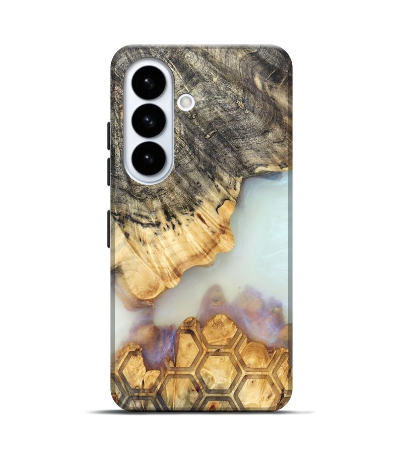 Galaxy S26 Wood Live Edge Phone Case - Janiah (Clear, 821895)